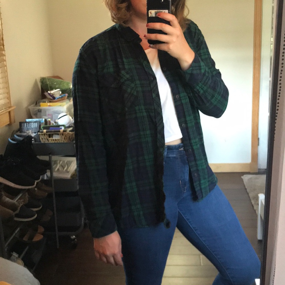 Classic Blue and Green Flannel Primark